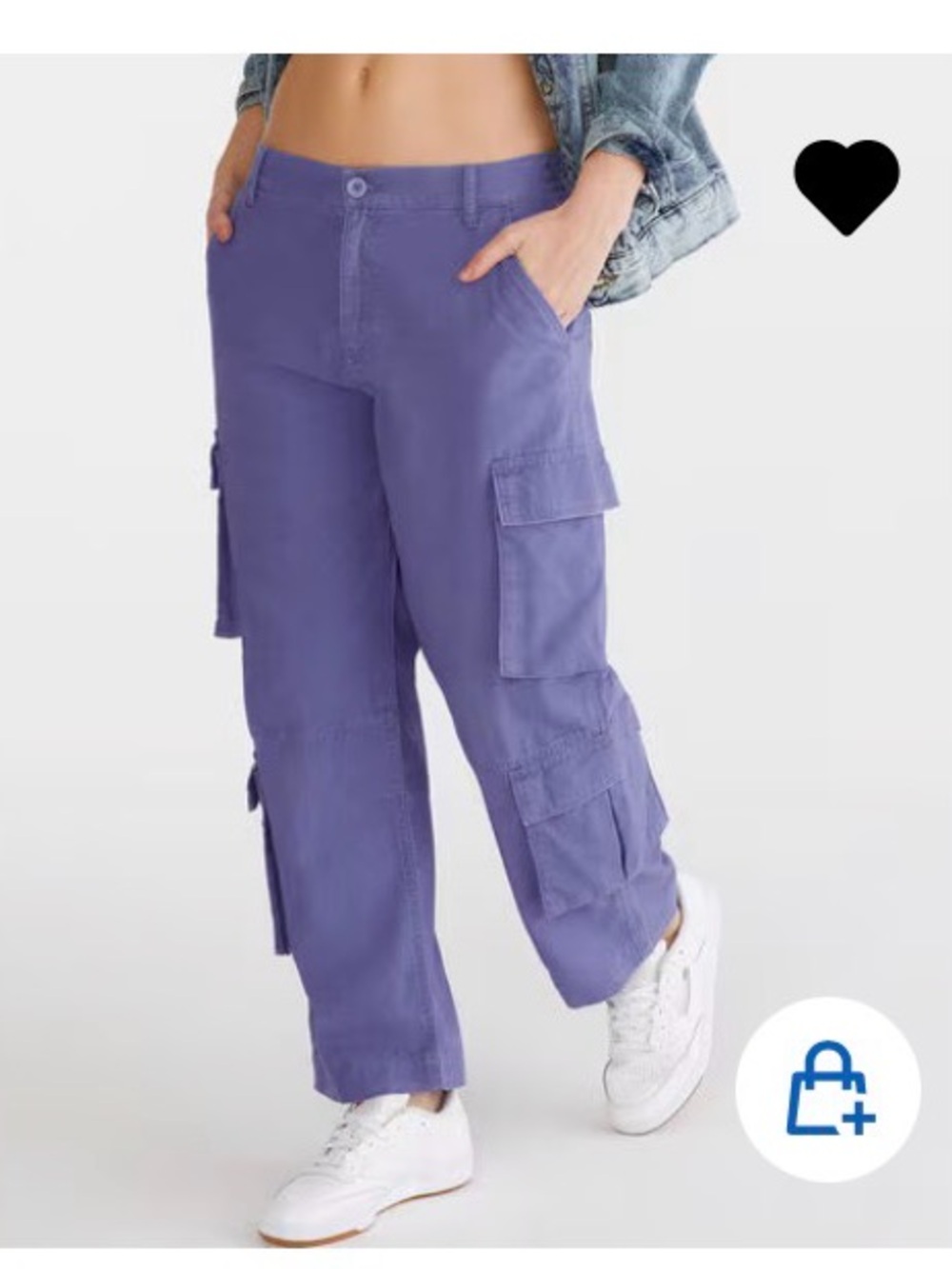 Aeropostale BLACK Double Pocket Utility Cargo Pants